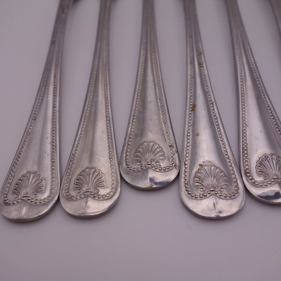 Set of Twelve(12) Stainless Steel Japan Cocktail Forks - Picture 6 of 13